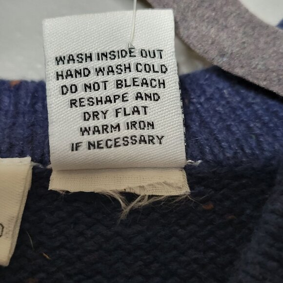 Christmas Holiday XL Zip Up Sweater Cardigan Winter Snowman Angora Wool Grandmac - Picture 5 of 7